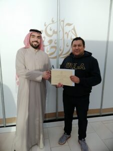 MR. MOHAMMED WITH MR. KHALID AL GHONIAM