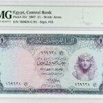Egypt Central Bank 1 Pound