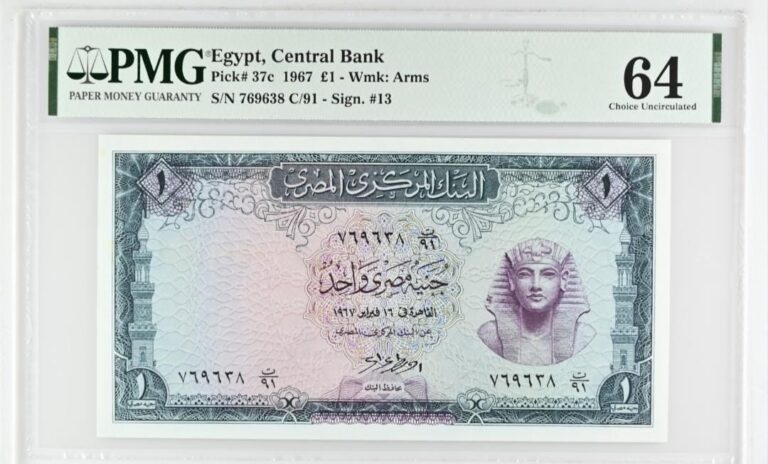 Egypt Central Bank 1 Pound