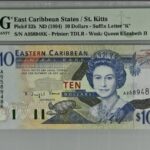East Caribbean States /St Kitts 10 dollars