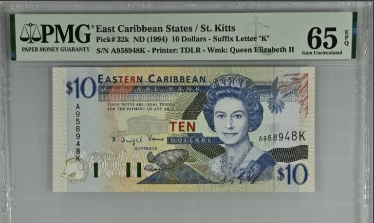 East Caribbean States /St Kitts 10 dollars